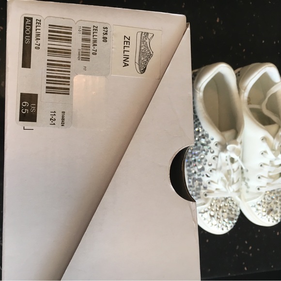 Aldo Zellina Rhinestone Tennis Shoes - Picture 3 of 8